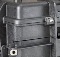 close up of an explorer 5140 tool cases Metal Clips