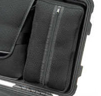 a close up of a Peli 1510LOC Laptop Overnight Cases accessories pouch