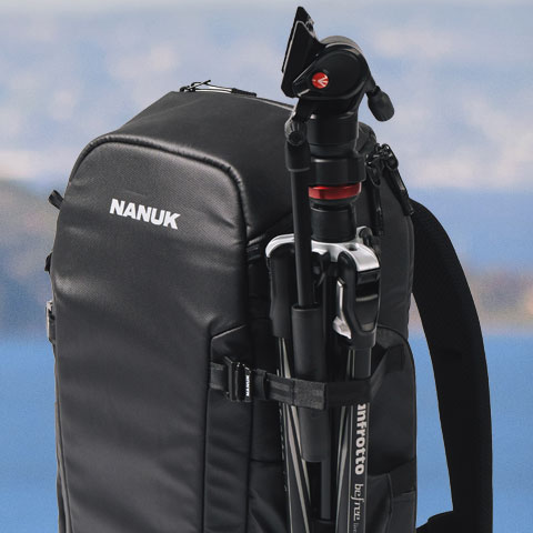 backpack tripod holder