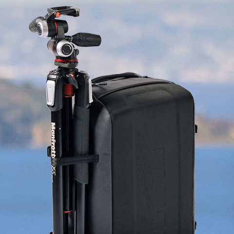 duffle bag tripod holder