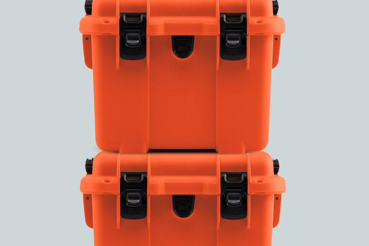 stack of nanuk cases