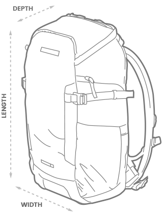 a 3D drawing of a Nanuk backpack