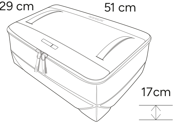 cubik 17l organiser